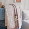 Colcha de Verano de Doble Capa de Gasa Ultra Suave 100% Algodón Hilo de Hielo, Colcha Fina de Gasa de Hielo de Algodón Puro para Aire Acondicionado, Lavable a Máquina