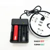Cargador USB Dual 26650 Cargador de Batería de Litio 18650 Ranura Dual USB Linterna de Luz Fuerte Fuente de Alimentación de Batería