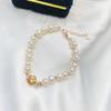 Agite Voz Mão Rápida Internet Popular Moda Camélia Olhos de Sereia tian Ran Pulseira de Pérola de Água Doce Pulseira