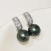 Aretes de Perlas, Estilo Coreano, Estilo Pequeño Fragante, Aretes de Perlas en Forma de C, Elegantes a la Moda, Aretes de Cuentas de Concha, Suministro al Por Mayor para Mujeres