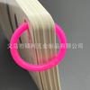 Anillos de Plástico de Doble Hebilla de Colores para Cuadernos, Clips para Coser Tarjetas, Anillos Redondos para Aglutinantes DIY, Venta al por Mayor