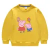 Suéter de punto para niños y niñas 2023 nueva ropa de primavera y otoño ropa infantil cerdo de dibujos animados Bebé Niño niña pequeña manga larga moda