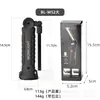 Luz de Trabajo LED Plegable Recargable Cob Multifuncional Imán Luz de Tienda Linterna para Exteriores Luz de Inspección de Automóvil Reparación