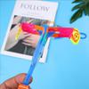 Resortera Luminosa para Niños Flecha Pequeña Flash Espada Voladora Eyección Cohete Libélula de Bambú Voladora Cuadrada Puesto de Mercado Nocturno Juguetes