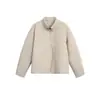 Ropa Vintage Yidao Otoño 2026 Nueva Tendencia Americana Estilo Old Money Cuadrado Corto Holgado Irregular Cremallera Chaqueta