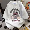 Camiseta de Manga Corta Versátil Holgada Estilo Retro Americano Nicho para el Trayecto de Verano Unisex Estilo Pareja Ins Tendencia Casual