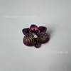 Película Orquídea Mariposa 5.5cm Estilos Arreglo de Pared de Flores para Bodas Flores Pequeñas Caja de Regalo Creativa DIY para Vacaciones con Decoración de Flores