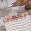 Brincos de Coração de Resina Casuais e Doces Multicor Dia dos Namorados Versáteis Brincos Dopamina Joias para Mulheres Aço Inoxidável
