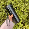 Mini Copo de Água, Fofo, Compacto, Conveniente, à Prova de Vazamentos e Resistente a Quedas, Copo de Chá Simples de Plástico, Copo com Corda para Estudantes Homens e Mulheres