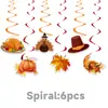 Amazon Decoración de Otoño para Acción de Gracias Suministros Hoja de Arce Calabaza Pancarta Flor de Papel Bola Guirnalda Cortina Decoración de Escena Festiva