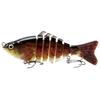 Isca Artificial 10cm Plástico Duro 15.5g Isca Biônica de Sete Seções Lançamento de Longa Distância Isca Artificial para Pesca com Design Biônico