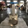Válvula de Compuerta Manual, Válvula Corredera para Descarga de Cenizas, Válvula para Pulpa, Válvula de Compuerta para Lodos Fabricante Tianjin Pz73H-10P