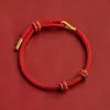 Producto Semi-Terminado de Ocho Hilos Tejido Finamente, Se Puede Ensartar con Cuentas, Pulsera DIY, Cordón Trenzado Hecho a Mano Ajustable, Multicolor, Directo del Fabricante