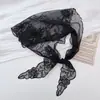 Bufanda de Encaje Dulce y de Ensueño con Bordados Florales, Bufanda Triangular de Tamaño Grande, Nuevo Producto Primavera y Otoño 2026, Bufanda Decorativa para la Cintura, Bufanda para el Cuello