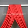 Cortina de Tela de Poliéster Cortina de Tela para Bodas Arreglo de Cortina para Bodas Cortina de Techo con Perlas de Boda Tela de Gasa para Pasillo Tela Decorativa Arco de Gasa