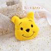 Bolsa de Feltro Broche Plush Alfinete Boneco Urso Enchimento de Algodão Desenho Animado Acessórios Acessórios Head de Animal Artesanal DIY