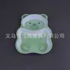 Louça de melamina prato de melamina prato de urso de desenho animado prato de plástico prato fofo prato de jantar infantil prato de desenho animado