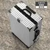 Maleta de Una Pieza para Viaje, Maleta con Marco de Aluminio para Estudiantes Mujeres, Unisex, Bolsa de Equipaje de 20 pulgadas con Combinación de Contraseña y Ruedas Universales