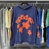 Comércio Exterior Moletom com Capuz com Letras Impressas 555 Igual ao Cantor de Hip-Hop Europeu e Americano Sp5Der Tendência Y2K para Casal