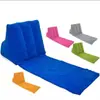 Cojín inflable de PVC con molde existente cojín redondo perezoso cuadrado tapete de playa entrega de una sola pieza