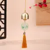 Festival de Mitad de Otoño Petardos Conmemorativos Hechos a Mano Luna Llena Plenitud Conejo de Jade de Mitad de Otoño Colgante de Campana de Palacio Estilo Chino Nuevo Estilo Antiguo Campana de Cobre Borla Adorno Colgante