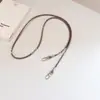 Correa simple para teléfono de negocios, cruzada, se puede llevar, correa duradera de cuero PU con hebilla corta