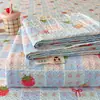 Nuevo estilo de algodón acolchado Clase A gasa arrugada doble capa juego de sábanas de tres piezas para dormitorio de casa y dormitorio de estudiante sábana individual