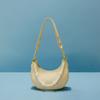 Bolso Diseño Nicho Bolso Sobaco Retro 2025 Primavera y Verano Nuevo Primavera Versátil Un Hombro Cruzado Media Luna Silla de Montar