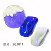 Cambio de Color para Coche Polvo Camaleón Transfronterizo Polvo Iridiscente Neón Cambia de Color Iridiscente Maquillaje Sombra de Ojos Polvo Aurora Venta al por Mayor desde el Fabricante
