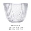 Tazas de té de vidrio estilo japonés con impresión de logotipo, tazones de té Kung Fu, tazas con textura martillada, tazas de degustación, juegos de té de cristal, venta al por mayor del fabricante