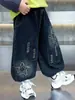 Jeans de Mezclilla para Niños Primavera y Otoño Estilo Coreano Pantalones Casuales Sueltos Atractivos para Niños Pantalones Largos para Niños Pequeños y Medianos Venta al por Mayor Comercio Exterior
