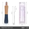 Venta al por mayor del fabricante Nuevo Bloque de Color Mango de Madera Cabezal Reemplazable Aguja para Fieltrar Lápiz para Fieltrar Lana DIY Aguja Gruesa Mediana Fina