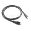 Cable de Datos de Extensión Tipo C 3.0 Personalizado de Cabeza Recta con Tornillo Macho a Macho Cable de Carga Rápida Cc