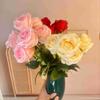Ramos de rosas de simulación para boda 7 rosas copo de nieve boda al aire libre decoraciones para el hogar comercio exterior