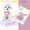 Nueva Correa de Pecho para Mascotas Anti-Jaloneo Anti-Rotura para Exteriores Moda Estilo Chaleco para Perros Sin Cuello Bolsa de Malla Cuerda de Tracción