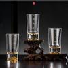 Juego de Copas de Vino Blanco Jinshan con Decantador, Copas de Vino Pequeñas de Cristal para el Hogar, Juego de Vino de Lujo Ligero