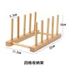 Manteles Individuales Aislantes de Bambú, Salvamanteles para Mesa de Comedor, Salvamanteles de Madera Antideslizantes para Hotel Hogar con Recorte Redondo Engrosado, Posavasos para Té