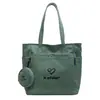 Bolso de lona para mujer, bolso tote de gran capacidad, bolso de hombro para ir al trabajo y para ir de compras, admite impresión de logo personalizada basada en tu diseño