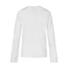 Yidao Vintage 2026 Otoño Nuevo Retro Americano Estampado de Letras Desgastado Holgado Casual Manga Larga Camiseta