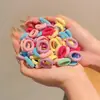 Faixa de cabelo infantil elástico alto cabelo trançado não machuca o cabelo do bebê corda rede vermelha 2024 novo estojo de couro de corda de cabelo