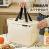 Bolsa de almuerzo aislada para trabajadores de oficina, gran capacidad, bolsa de almuerzo de papel de aluminio engrosado, bolsa de mano estilo nuevo para estudiantes
