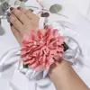Amor produtos de casamento Flor de pulso de casamento Flor de pulso de noiva flor de mão de damas de honra irmãs flor de pulso coreana flor de mão de tecido flor de mão combinando