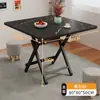 Mesa plegable, mesa de comedor cuadrada, mesa pequeña para uso doméstico, alquiler de apartamentos pequeños, mesa de comedor sencilla, mesa cuadrada
