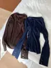 Outono 2026 Novo Simples Estilo Coreano Cor Sólida Gola Redonda Camiseta Feminina Casual Versátil Solta Base de Lyocell Top