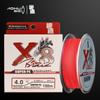 Linha de pesca Aohu Luya pe atacado 150 m linha de cavalo forte resistente à cor pesca arremesso longo série oito linha pe lisa