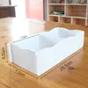 Estante de Almacenamiento para Tijeras de Jardín de Infancia Área de Arte Escolar Caja Organizadora de Herramientas Materiales Artísticos Artículos Varios Caja Redonda con Agujeros 40 Agujeros