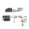 Accesorios de Pedales Modificados para Motocicletas Transfronterizos, Pedales, Reposapiés, Parachoques para Tubo de 1-1/4 pulgadas