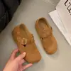 Zapatos para Mujer Estilo Birkenstock con Hebilla Retro y Tacón Oculto 2026 Otoño Nuevos Mocasines Loafers Versión Coreana Zapatos de Suela Gruesa