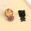 Broche Perimetral de Héroe de Cómics de Guardianes de la Galaxia Capitán Groot Hulk Spider-Man Insignia Metálica