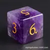 Jogo de Tabuleiro Dungeons and Dragons Dados Conjunto de 7 Peças Dados de Jogo Multilaterais Dnd Rpg Dados de Ametista Natural